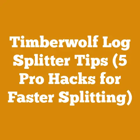 Timberwolf Log Splitter Tips (5 Pro Hacks for Faster Splitting)