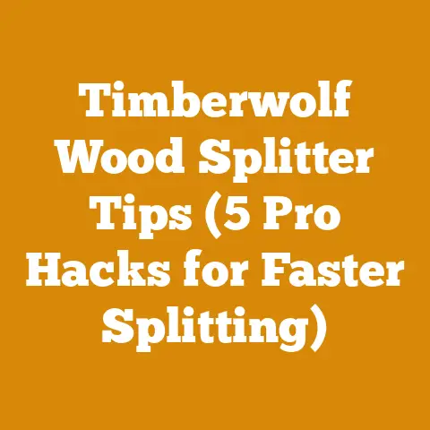 Timberwolf Wood Splitter Tips (5 Pro Hacks for Faster Splitting)