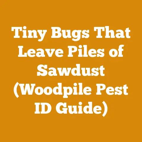 Tiny Bugs That Leave Piles of Sawdust (Woodpile Pest ID Guide)
