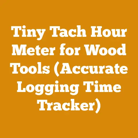 Tiny Tach Hour Meter for Wood Tools (Accurate Logging Time Tracker)