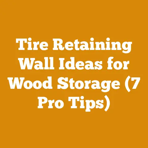 Tire Retaining Wall Ideas for Wood Storage (7 Pro Tips)