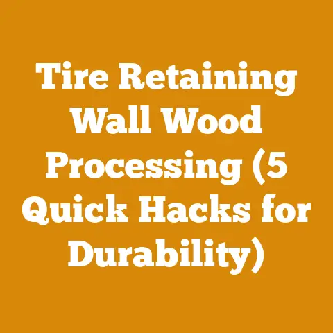 Tire Retaining Wall Wood Processing (5 Quick Hacks for Durability)