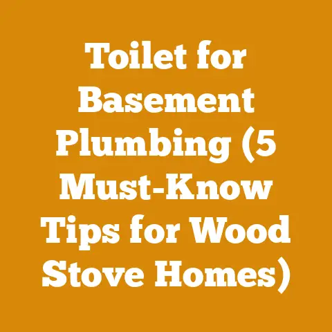 Toilet for Basement Plumbing (5 Must-Know Tips for Wood Stove Homes)
