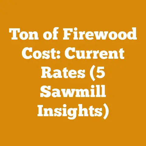 Ton of Firewood Cost: Current Rates (5 Sawmill Insights)
