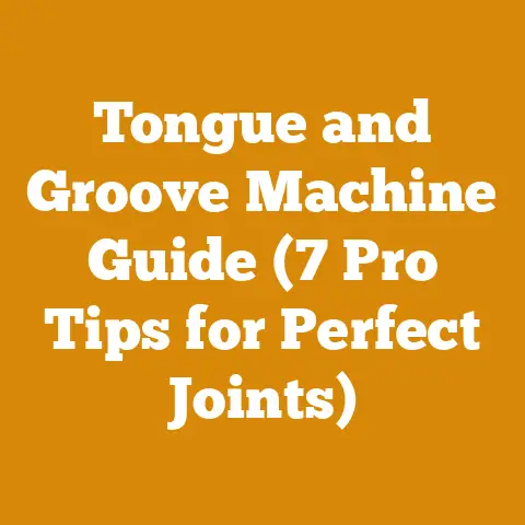Tongue and Groove Machine Guide (7 Pro Tips for Perfect Joints)
