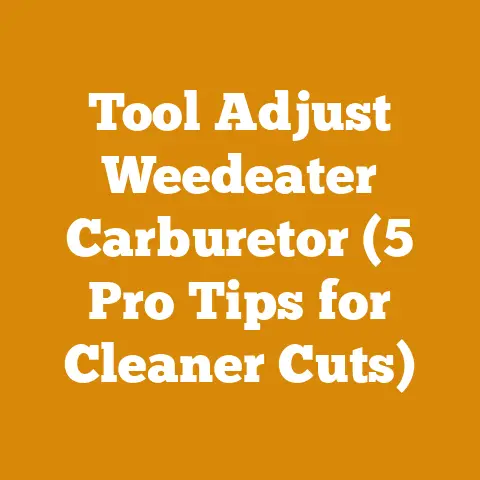 Tool Adjust Weedeater Carburetor (5 Pro Tips for Cleaner Cuts)