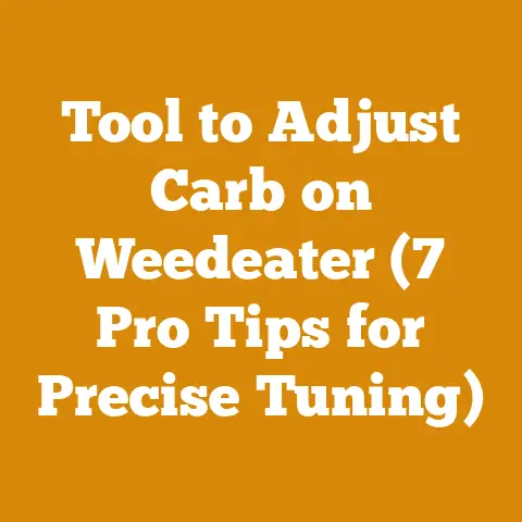 Tool to Adjust Carb on Weedeater (7 Pro Tips for Precise Tuning)