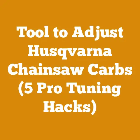 Tool to Adjust Husqvarna Chainsaw Carbs (5 Pro Tuning Hacks)