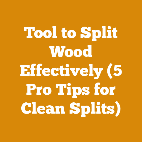 Tool to Split Wood Effectively (5 Pro Tips for Clean Splits)