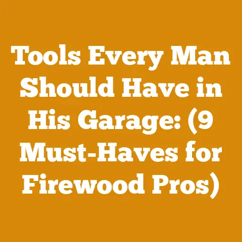 Tools Every Man Should Have in His Garage: (9 Must-Haves for Firewood Pros)