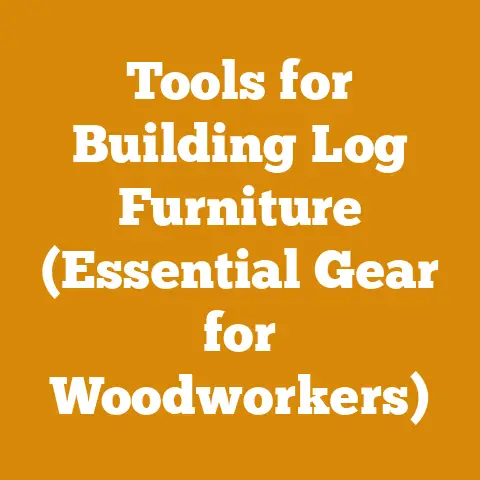 Tools for Building Log Furniture (Essential Gear for Woodworkers)