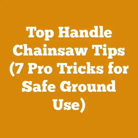 Top Handle Chainsaw Tips (7 Pro Tricks for Safe Ground Use)