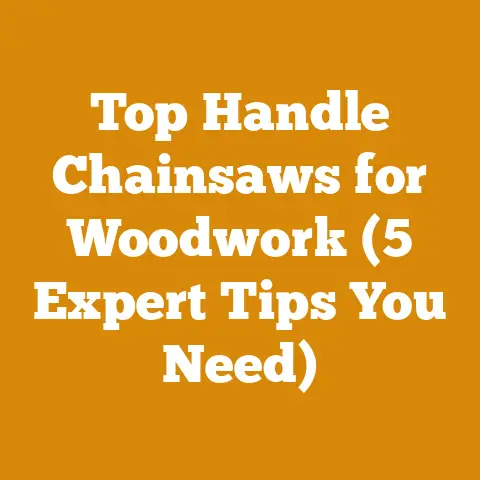 Top Handle Chainsaws for Woodwork (5 Expert Tips You Need)