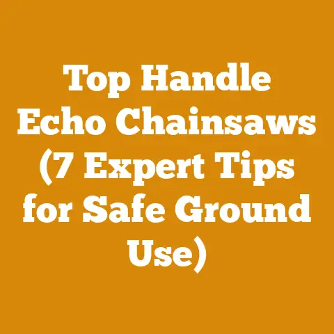 Top Handle Echo Chainsaws (7 Expert Tips for Safe Ground Use)