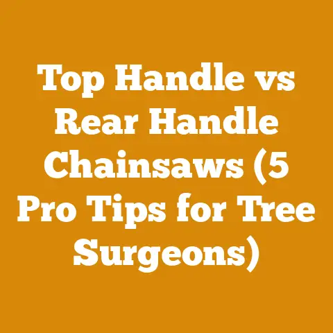Top Handle vs Rear Handle Chainsaws (5 Pro Tips for Tree Surgeons)