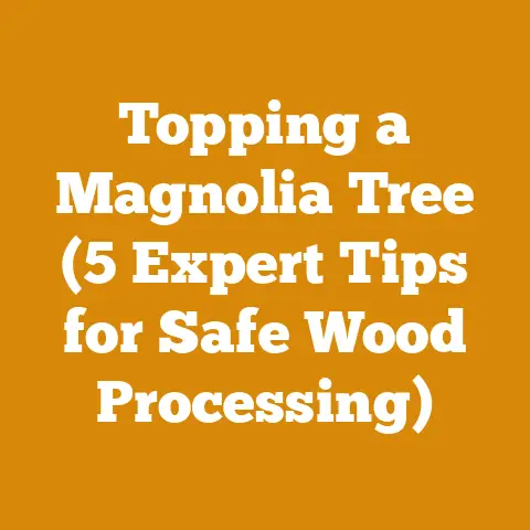Topping a Magnolia Tree (5 Expert Tips for Safe Wood Processing)