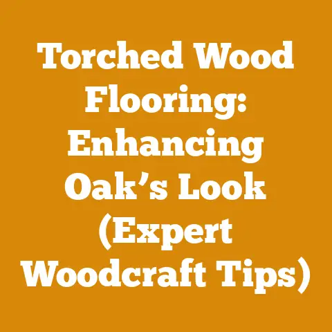 Torched Wood Flooring: Enhancing Oak’s Look (Expert Woodcraft Tips)