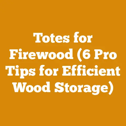 Totes for Firewood (6 Pro Tips for Efficient Wood Storage)