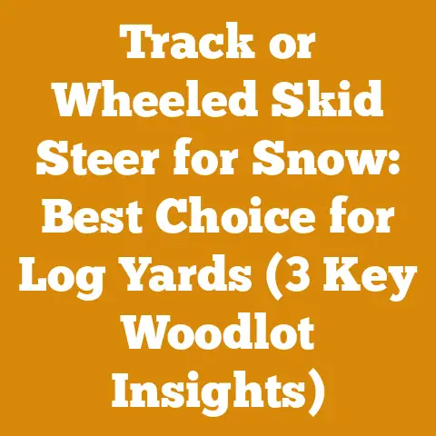 Track or Wheeled Skid Steer for Snow: Best Choice for Log Yards (3 Key Woodlot Insights)