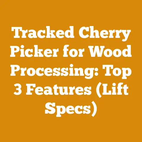Tracked Cherry Picker for Wood Processing: Top 3 Features (Lift Specs)