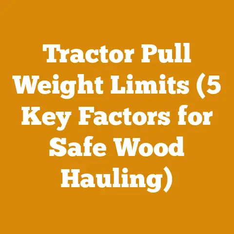 Tractor Pull Weight Limits (5 Key Factors for Safe Wood Hauling)