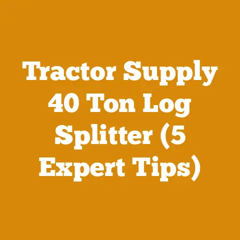 Tractor Supply 40 Ton Log Splitter (5 Expert Tips)