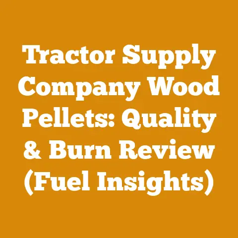 Tractor Supply Company Wood Pellets: Quality & Burn Review (Fuel Insights)