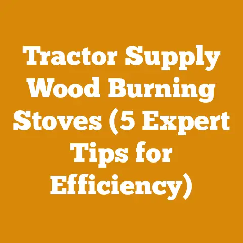 Tractor Supply Wood Burning Stoves (5 Expert Tips for Efficiency)