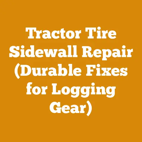 Tractor Tire Sidewall Repair (Durable Fixes for Logging Gear)