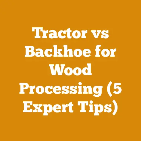 Tractor vs Backhoe for Wood Processing (5 Expert Tips)
