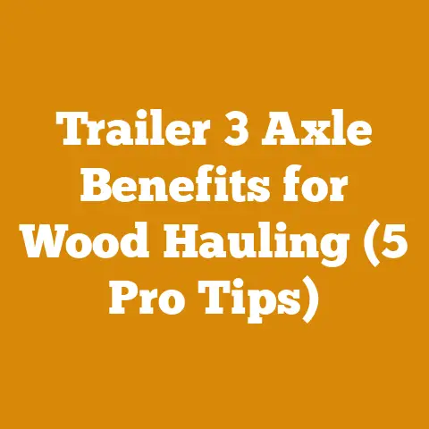 Trailer 3 Axle Benefits for Wood Hauling (5 Pro Tips)
