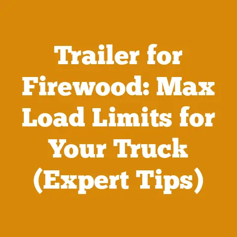 Trailer for Firewood: Max Load Limits for Your Truck (Expert Tips)