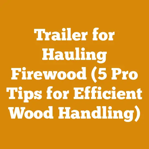 Trailer for Hauling Firewood (5 Pro Tips for Efficient Wood Handling)