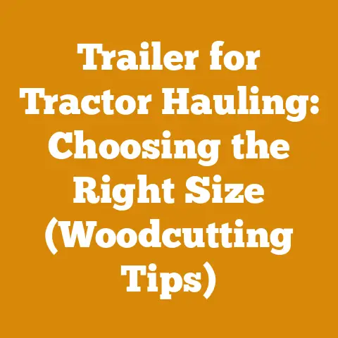Trailer for Tractor Hauling: Choosing the Right Size (Woodcutting Tips)