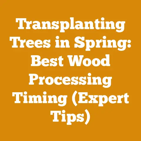 Transplanting Trees in Spring: Best Wood Processing Timing (Expert Tips)