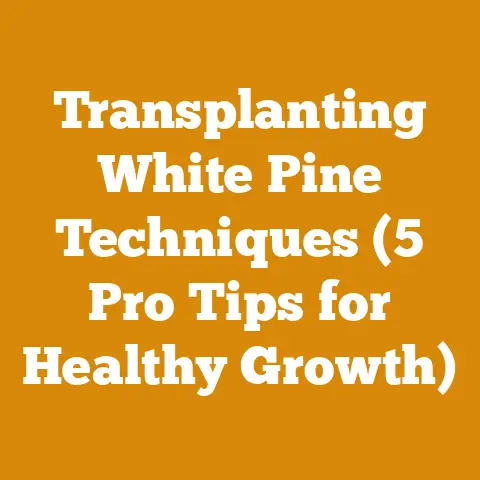 Transplanting White Pine Techniques (5 Pro Tips for Healthy Growth)