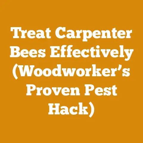 Treat Carpenter Bees Effectively (Woodworker’s Proven Pest Hack)