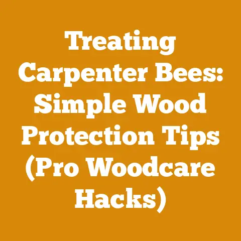Treating Carpenter Bees: Simple Wood Protection Tips (Pro Woodcare Hacks)