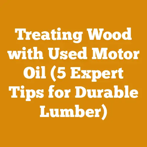 Treating Wood with Used Motor Oil (5 Expert Tips for Durable Lumber)