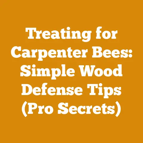 Treating for Carpenter Bees: Simple Wood Defense Tips (Pro Secrets)