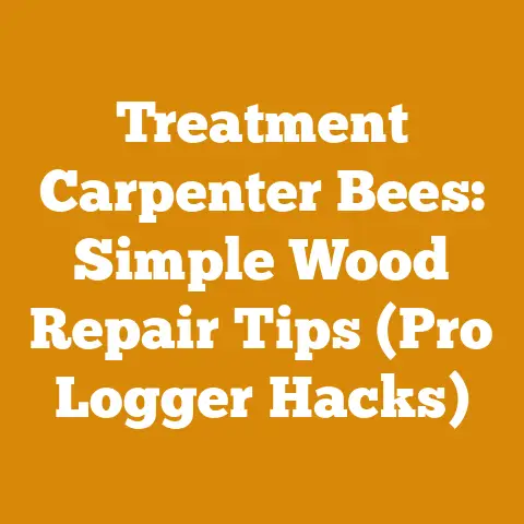 Treatment Carpenter Bees: Simple Wood Repair Tips (Pro Logger Hacks)