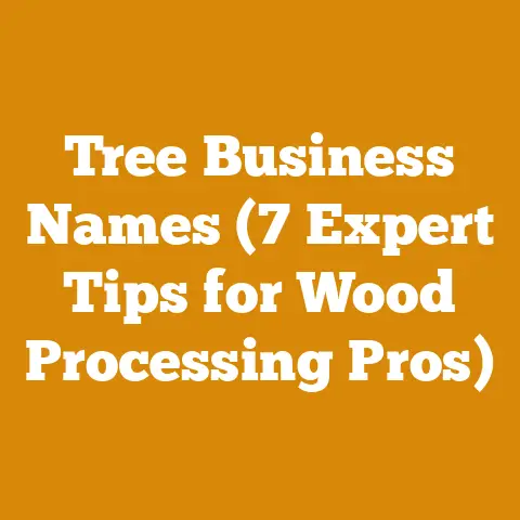 Tree Business Names (7 Expert Tips for Wood Processing Pros)