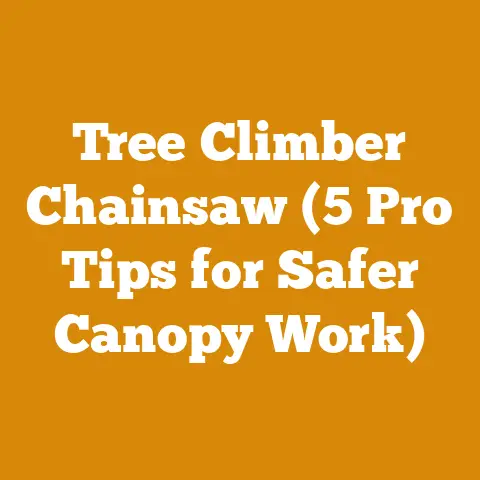 Tree Climber Chainsaw (5 Pro Tips for Safer Canopy Work)