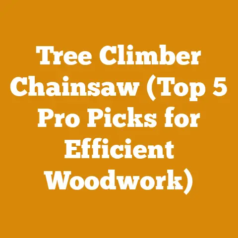 Tree Climber Chainsaw (Top 5 Pro Picks for Efficient Woodwork)
