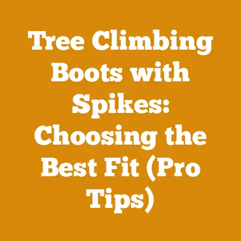 Tree Climbing Boots with Spikes: Choosing the Best Fit (Pro Tips)