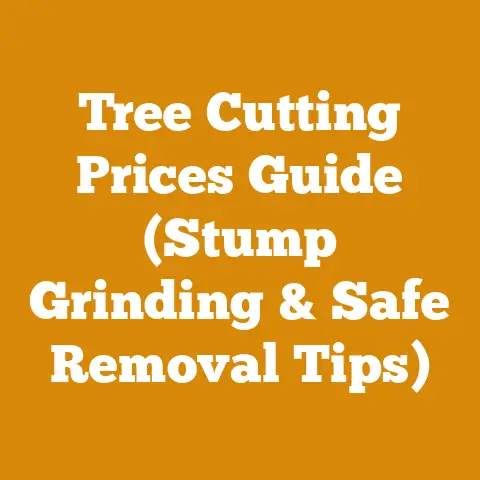 Tree Cutting Prices Guide (Stump Grinding & Safe Removal Tips)