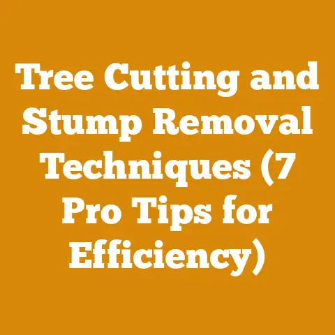 Tree Cutting and Stump Removal Techniques (7 Pro Tips for Efficiency)