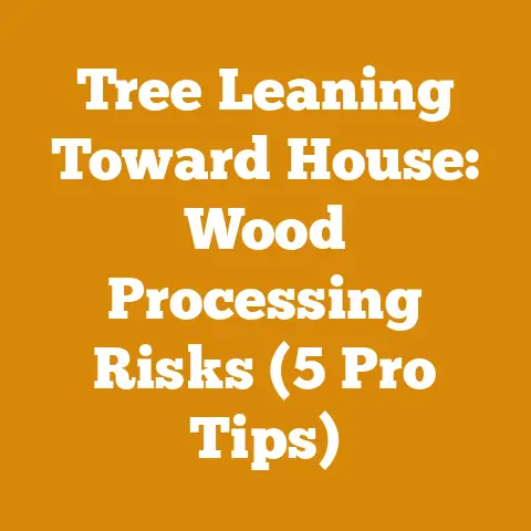 Tree Leaning Toward House: Wood Processing Risks (5 Pro Tips)