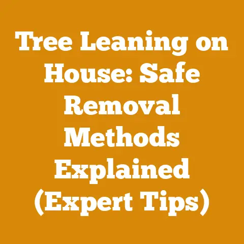 Tree Leaning on House: Safe Removal Methods Explained (Expert Tips)