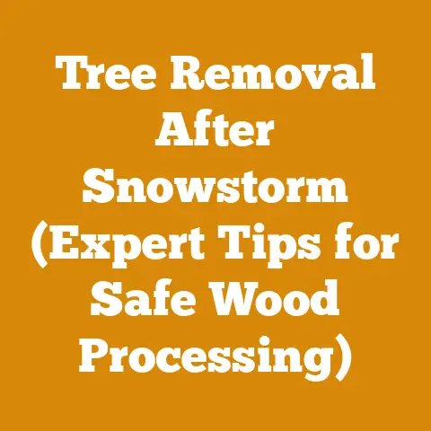Tree Removal After Snowstorm (Expert Tips for Safe Wood Processing)